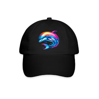 Dolphin - Baseball Cap - black/black - Front