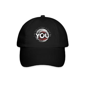 J’ai de la chance d’avoir un ami comme toi (sombre) - Casquette classique - noir/noir - Devant