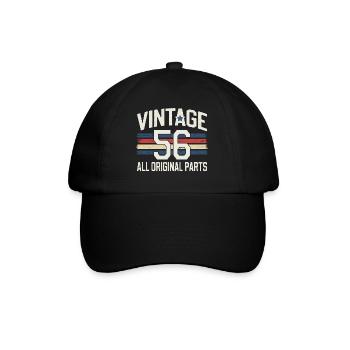 Carte d'anniversaire vintage Route 1956 - Casquette classique - noir/noir - Devant