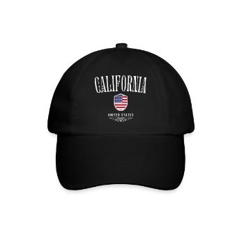 Californie USA, souvenir de Californie - Casquette classique - noir/noir - Devant