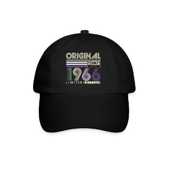 Original 1966 Vintage Retro Birthday Gift - Baseball Cap - black/black - Front