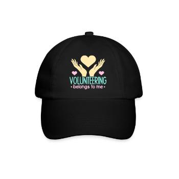 Volunteer Appreciation Belongs To Me Volunteer - Baseball Cap - black/black - Front