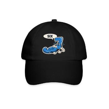67 Six Seven Meme Weihnachten Italian meme - Baseballkappe - Schwarz/Schwarz - Vorne
