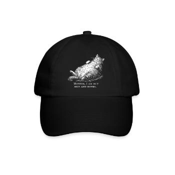 Cat Mother I Am But Skin and Bones - Casquette classique - noir/noir - Devant
