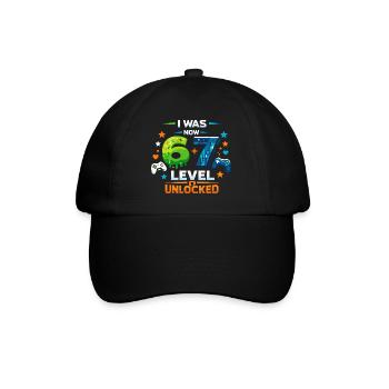 J’avais 6 Maintenant niveau 7 - 67 six sept - Casquette classique - noir/noir - Devant