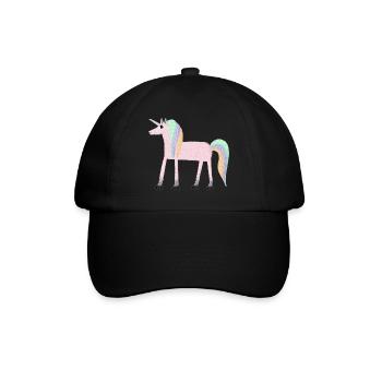 Unicorn_rollerSKate - Baseball Cap - black/black - Front