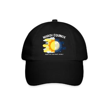 March Equinox Equal Day And Night Ostara - Baseball Cap - black/black - Front