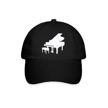 Piano Silhouette Monochrome - Casquette classique - noir/noir - Devant