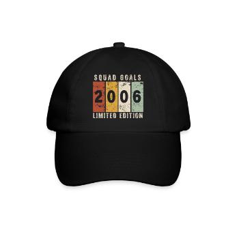 Jubiläum 2006 – 20 Jahre - Baseballkappe - Schwarz/Schwarz - Vorne