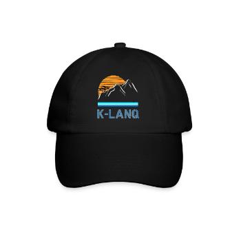 K-LANQ Calanques Marseille Outdoor Vintage - Baseball Cap - black/black - Front