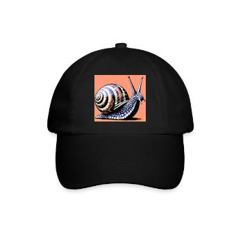 Escargot - Casquette classique - noir/noir - Devant