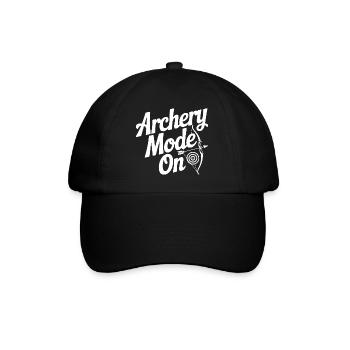 Mode tir à l’arc activé - Casquette classique - noir/noir - Devant