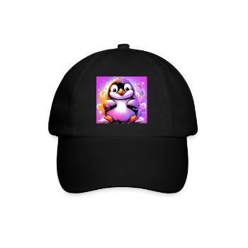 pingouin - Casquette classique - noir/noir - Devant