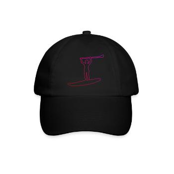 Standup Paddleboard Women Sup Standup Paddling - Baseball Cap - black/black - Front