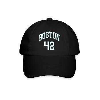 Boston 42 - Casquette classique - noir/noir - Devant