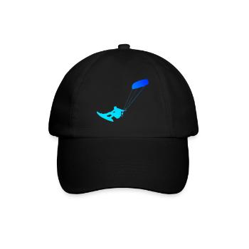 Femmes Kitesurfer Hommes Kitesurf Kite Kitesurf Kitesurf - Casquette classique - noir/noir - Devant