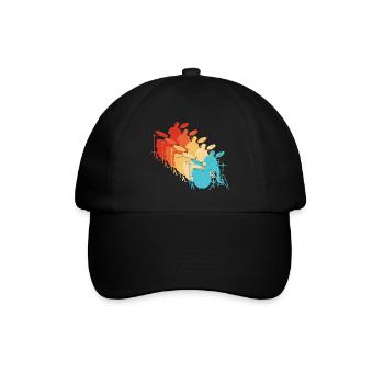 Drummer Percussionist Women Drummer - Baseball Cap - black/black - Front