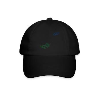 Kitesurfing Kite Kite Kitesurfing Men - Baseball Cap - black/black - Front