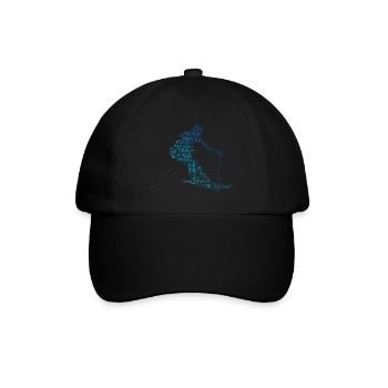 Ski Ski Cascade Ski Femmes Sports d’hiver Ski - Casquette classique - noir/noir - Devant