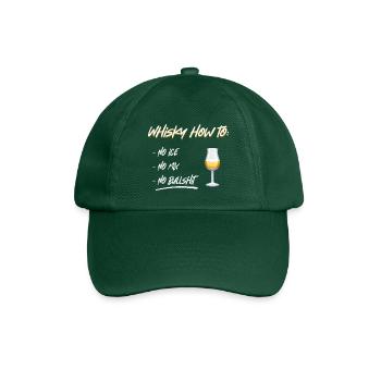 Whisky comment - Casquette classique - vert bouteille - Devant