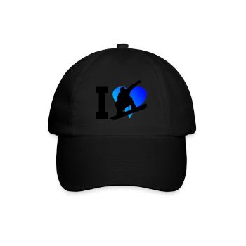 Sports d'hiver pour femmes Snowboard pour hommes Snowboard - Casquette classique - noir/noir - Devant