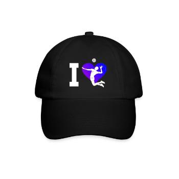 Beachvolleyball Beach Volley Volleyball - Baseball Cap - black/black - Front
