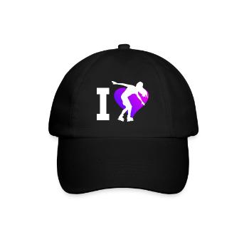 Rollschuh Roller Skates Roller Skating Rollschuhla - Baseball Cap - black/black - Front