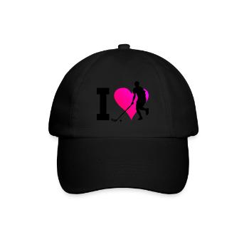 Floorball Floorball Hommes Floorball Jeux - Casquette classique - noir/noir - Devant