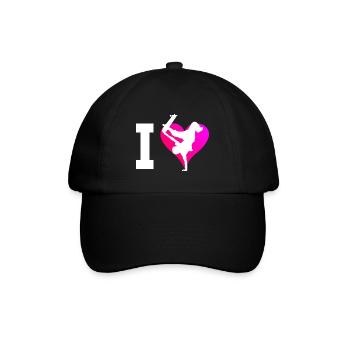 Skateboarder Skateboarder Skateboard Skater Hommes - Casquette classique - noir/noir - Devant