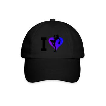 Kickboxing Women Kickboxer Kickboxing - Baseball Cap - black/black - Front