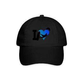 Kiten Kitesurfing Men's Kite Kitesurfer - Baseball Cap - black/black - Front