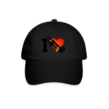 Men's Trumpet Playing Trumpet Trumpets Players - Baseball Cap - black/black - Front