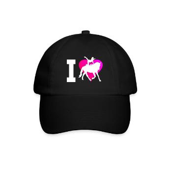 Artistic gymnastics on horseback Athletic discipline - Baseball Cap - black/black - Front