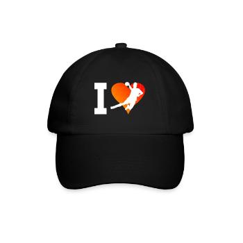 Herren Handballspieler Damen Handballspielen - Baseballkappe - Schwarz/Schwarz - Vorne