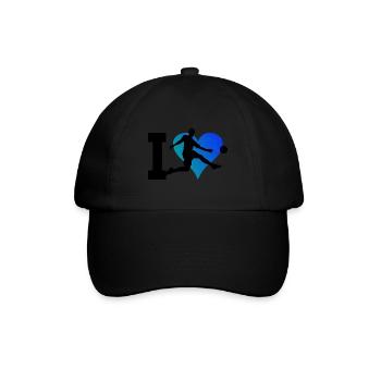Men's Women's Football Footballers Football Players - Baseball Cap - black/black - Front