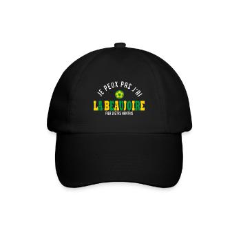 football nantes J peux pas j ai foot nantais - Casquette classique - noir/noir - Devant