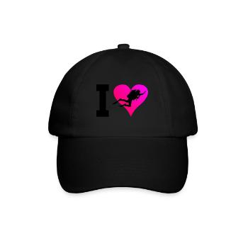 Plongée sous-marine Scuba Diver Free Dive Diver - Casquette classique - noir/noir - Devant