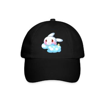 Rabbit cute kids - Baseball Cap - black/black - Front