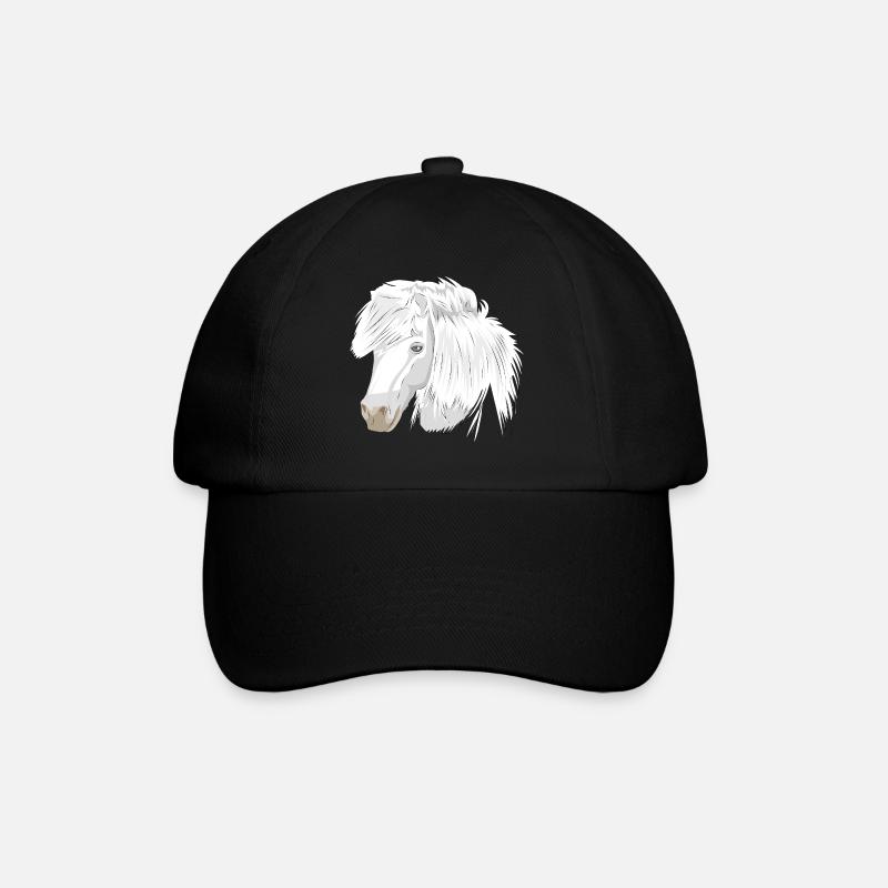 Poney Cheval Blanc Cheval Blanc - Casquette classique - noir/noir