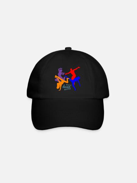 Danse du monde se déplace danser - Casquette classique - noir/noir