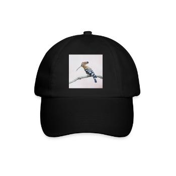 Vogel - Baseballkappe - Schwarz/Schwarz - Vorne