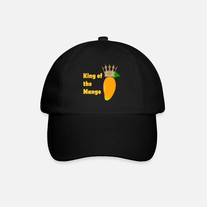 King of the mango - Baseballkappe - Schwarz/Schwarz