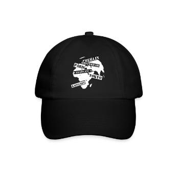 Paris Berlin Amsterdam - Baseball Cap - black/black - Front