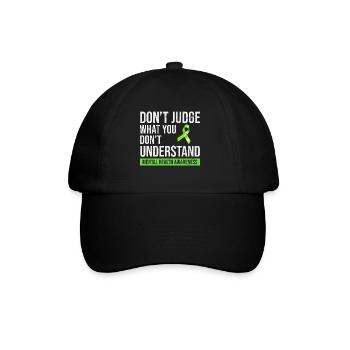 Mental Health Awareness - Baseball Cap - black/black - Front