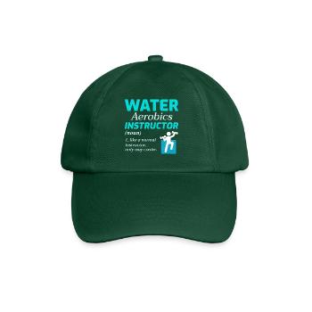 Wassergymnastik Instruktor Aquatic Fitness Trainer - Baseballkappe - Flaschengrün - Vorne