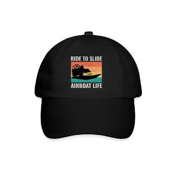 Airboat Fanboat Airboating Vintage Rétro - Casquette classique - noir/noir - Devant