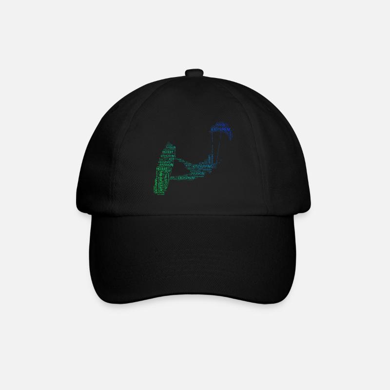 Kitesurf Kiten Kitesurf Hommes Kitesurfer - Casquette classique - noir/noir