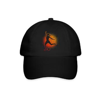 Fussballer Damen Fussball Herren Fussballspielen - Baseballkappe - Schwarz/Schwarz - Vorne