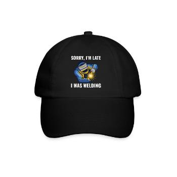 Welding Welder Metal Construction Ironworker - Baseball Cap - black/black - Front