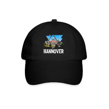 Hanover Germany City Skyline Home Love - Baseball Cap - black/black - Front